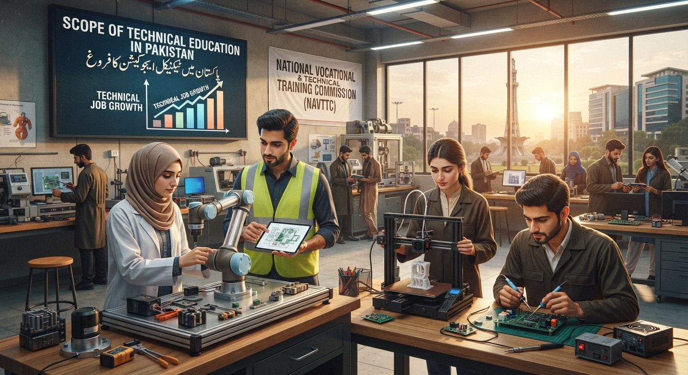 Scope of Technical Education in Pakistan